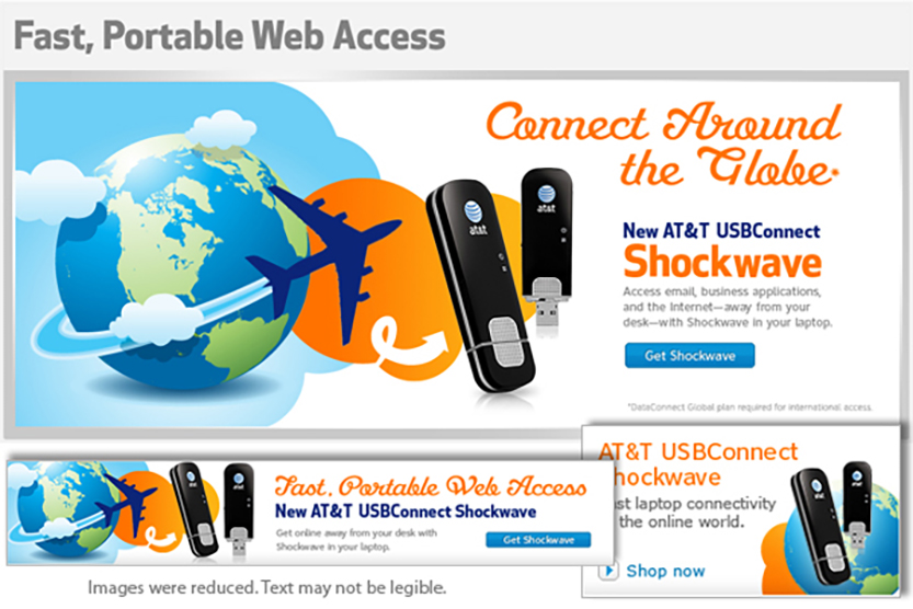 Online Promotional Campaigns for AT&T – Branding Consistency