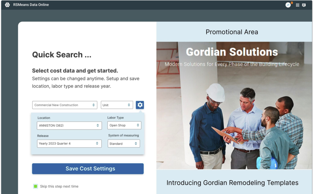 Legacy Overhaul for Gordian’s RSMeans Data Online